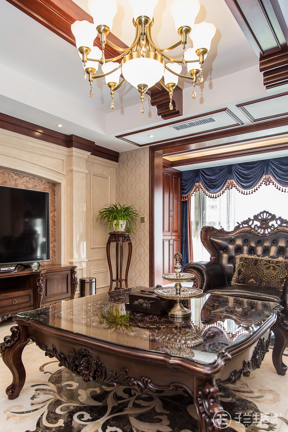 子蘭裝飾_貴陽裝修_美的林城裝修效果圖