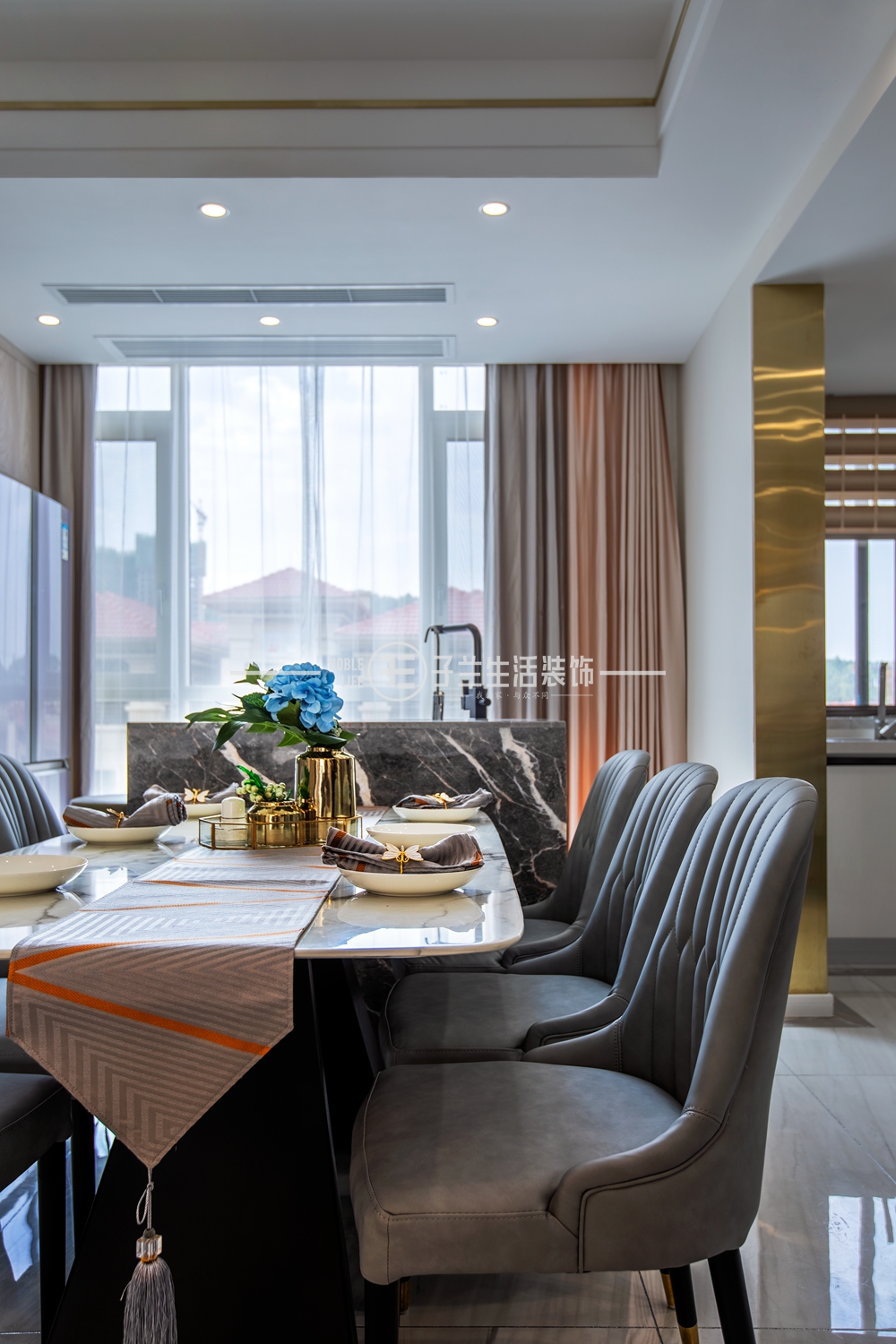 子蘭生活裝飾美的國(guó)賓府裝修效果圖