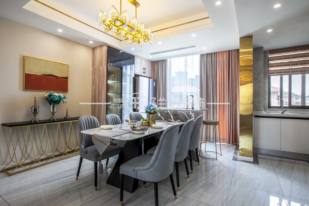 子蘭生活裝飾美的國(guó)賓府裝修效果圖