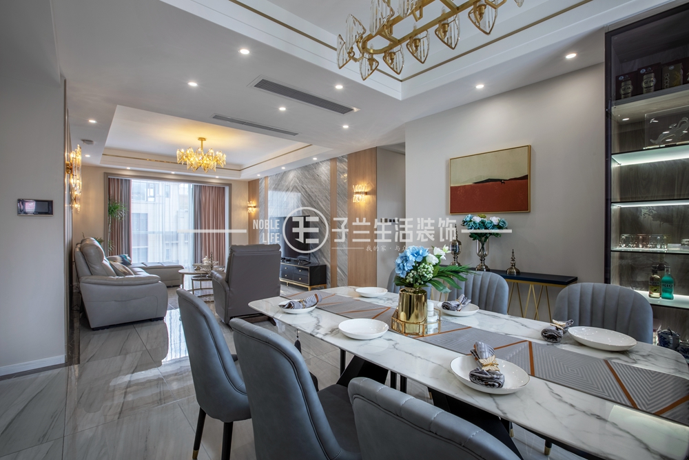 子蘭生活裝飾美的國(guó)賓府裝修效果圖