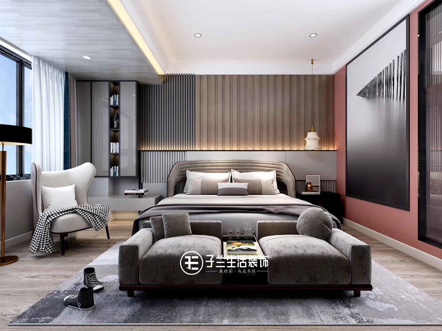 子蘭生活裝飾未來(lái)方舟裝修效果圖