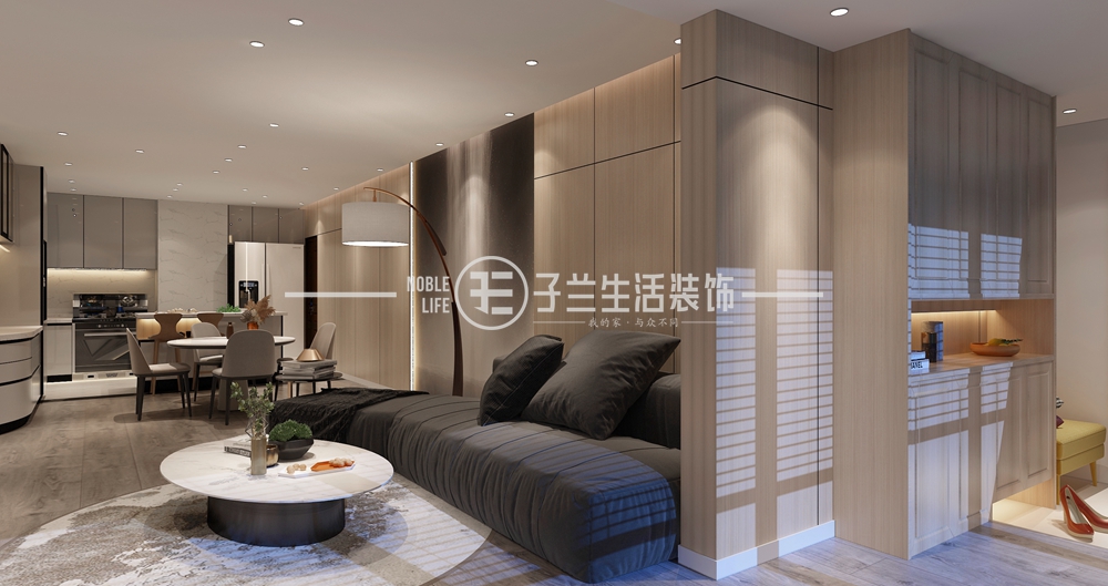 子蘭生活裝飾恒大中央公園裝修效果圖