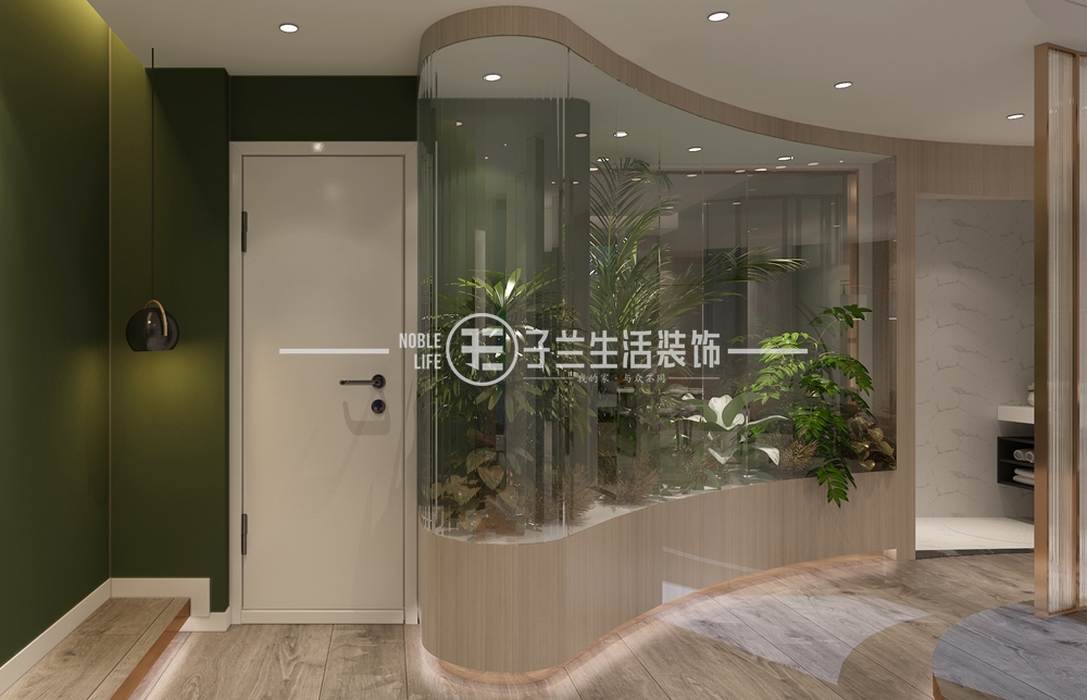 子蘭生活裝飾恒大中央公園裝修效果圖